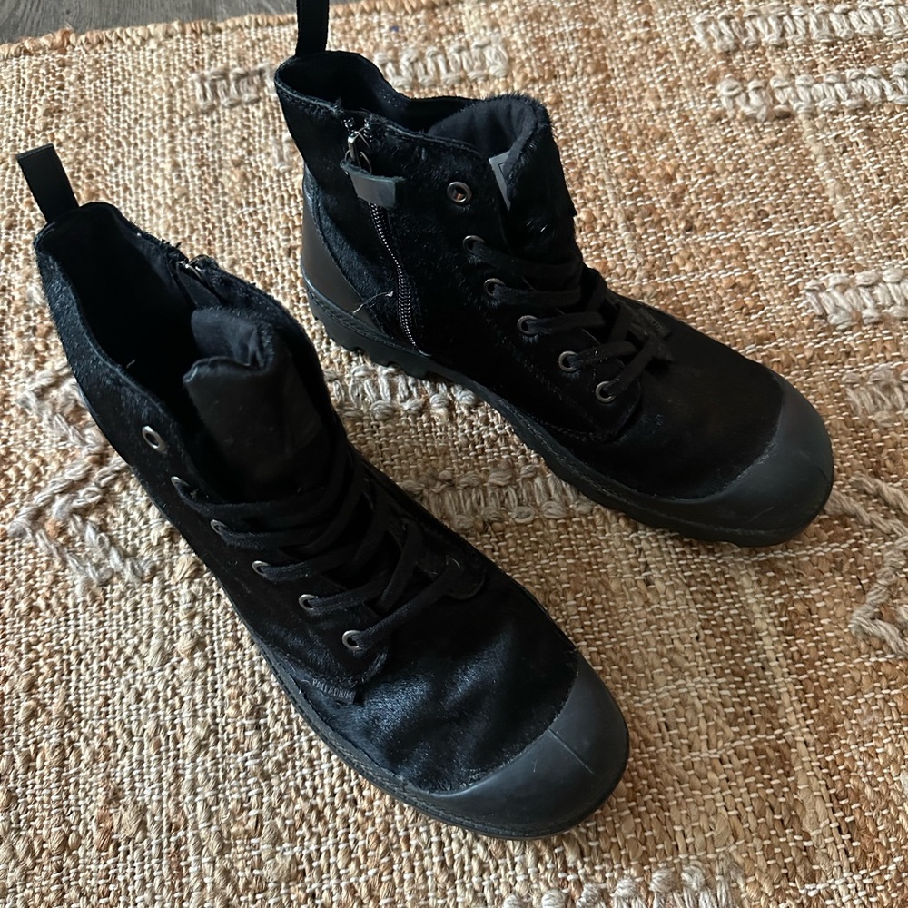 Pampa Pony Hair Palladium Boots View 4